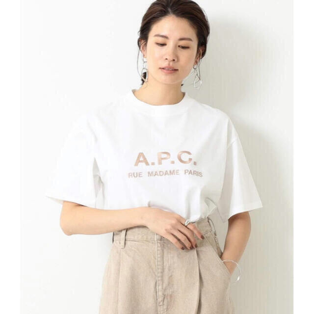 新品　APC BEAMS LIGHTS 別注　半袖　Tシャツ　白　A.P.C.