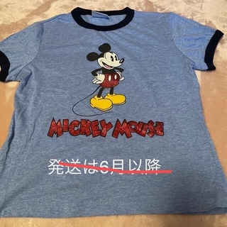 ディズニー(Disney)のミッキーマウスのTシャツ　ディズニーランド(Tシャツ/カットソー(半袖/袖なし))