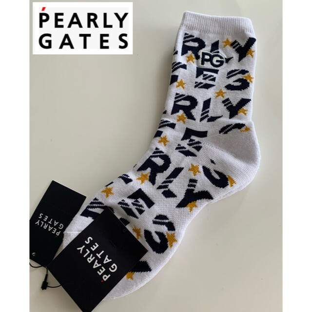 PEARLY GATES(パーリーゲイツ)の【未使用】パーリーゲイツ レディースソックス チケットのスポーツ(ゴルフ)の商品写真