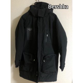 ベルシュカ(Bershka)のBershka ベルシュカ　ナイロンコート　ブルゾン　ブラック　Sサイズ(ナイロンジャケット)