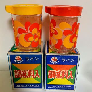 レトロポップ　マルミヤ　調味料入れ(テーブル用品)