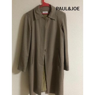 ポールアンドジョー(PAUL & JOE)のPAUL&JOE ドット柄スプリングロングコート　ポール&ジョー　Sサイズ(ロングコート)