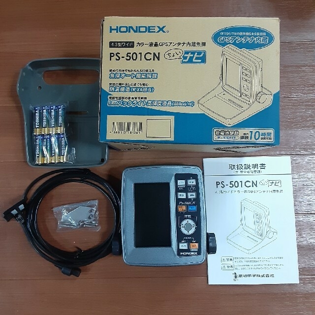 HONDEX 5型ワイド カラー液晶GPSアンテナ内蔵魚探 PS-611CN