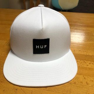 ハフ(HUF)のハフのホワイト　キャップ(キャップ)