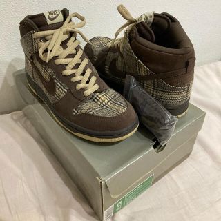 ナイキ(NIKE)のNIKE DUNK HIGH PRO SB （tweed）(スニーカー)