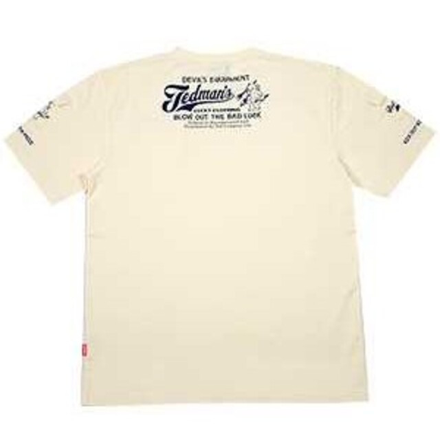 TEDMAN(テッドマン)のﾃｯﾄﾞﾏﾝ/3ﾎﾟｹｯﾄTｼｬﾂ/ﾎﾜｲﾄ×ﾈｲﾋﾞｰ/TDSS-470 メンズのトップス(Tシャツ/カットソー(半袖/袖なし))の商品写真