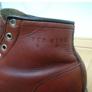 レッドウィング REDWING 875 スクエアステッチ 6.5E 82年製