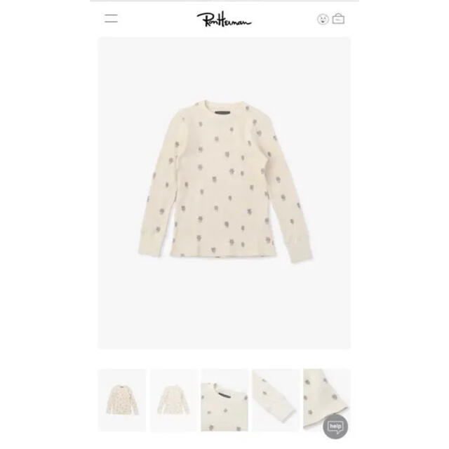 Ron Herman(ロンハーマン)のロンハーマンすみれ　sumire Waffle Pullover レディースのトップス(カットソー(長袖/七分))の商品写真