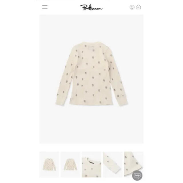 Ron Herman(ロンハーマン)のロンハーマンすみれ　sumire Waffle Pullover レディースのトップス(カットソー(長袖/七分))の商品写真