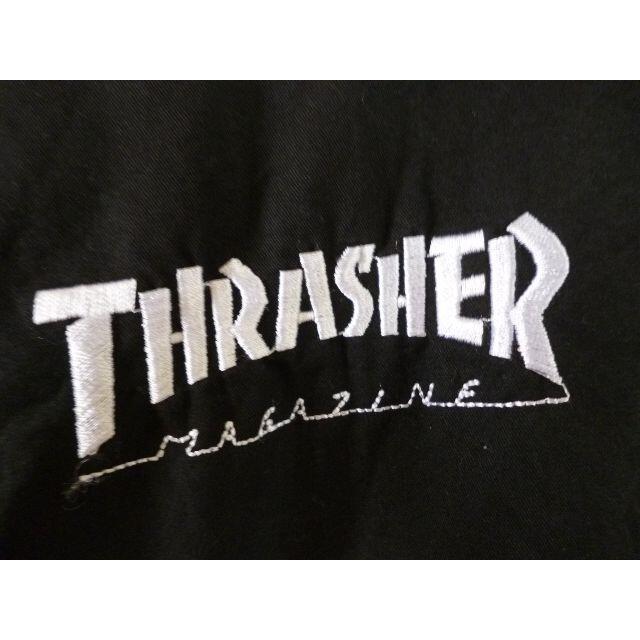 THRASHER(スラッシャー)の美品 THRASHER スラッシャー 半袖 刺繍ロゴ シャツ L メンズのトップス(Tシャツ/カットソー(半袖/袖なし))の商品写真