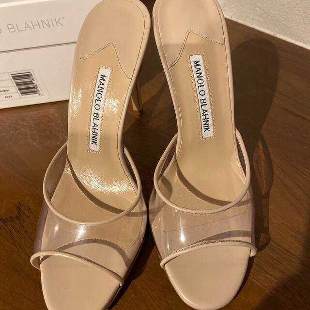 MANOLO BLAHNIK(マノロブラニク)のm.sct様専用　マノロブラニク ミュール ASTUTA 美品 36 レディースの靴/シューズ(ミュール)の商品写真