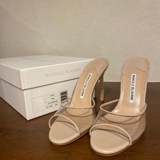 マノロブラニク(MANOLO BLAHNIK)のm.sct様専用　マノロブラニク ミュール ASTUTA 美品 36(ミュール)