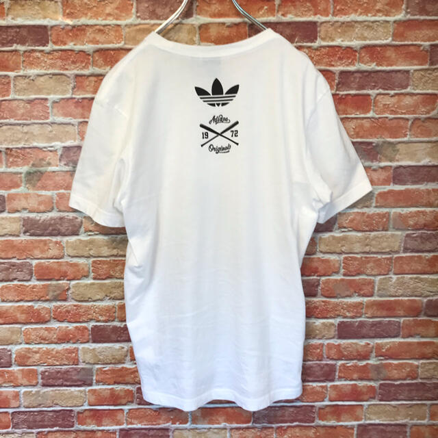 adidas(アディダス)のアディダスオリジナルス　adidas 半袖tシャツ Tシャツ　野球女子　L 白 メンズのトップス(Tシャツ/カットソー(半袖/袖なし))の商品写真