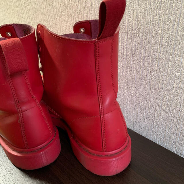 Dr.Martens(ドクターマーチン)の【中古】Dr.Martens ドクターマーチン ブーツ 赤 RED 28cm メンズの靴/シューズ(ブーツ)の商品写真