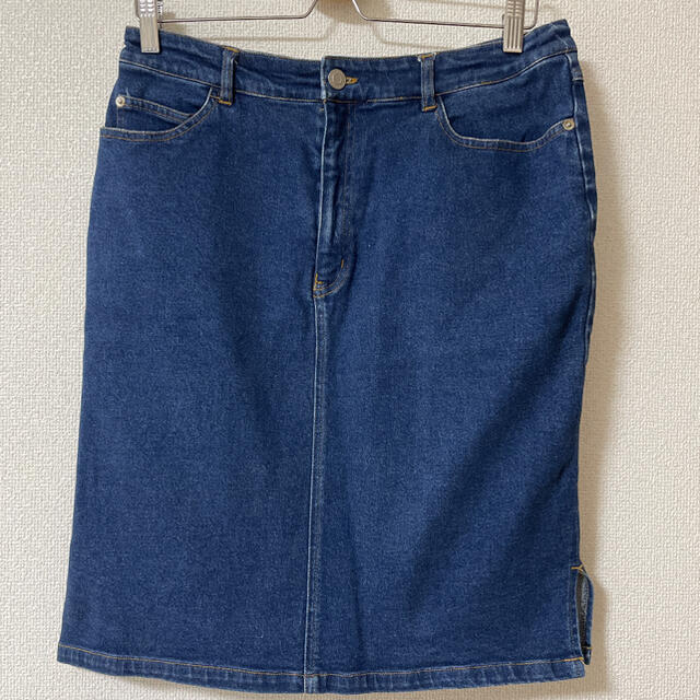 デニムタイトスカート レディースのスカート(ひざ丈スカート)の商品写真