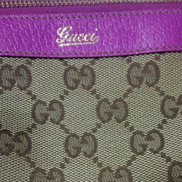 Gucci(グッチ)の⭐mikiさま専用ページです⭐GUCCI　ピンク　ブラウン　トートバック レディースのバッグ(トートバッグ)の商品写真