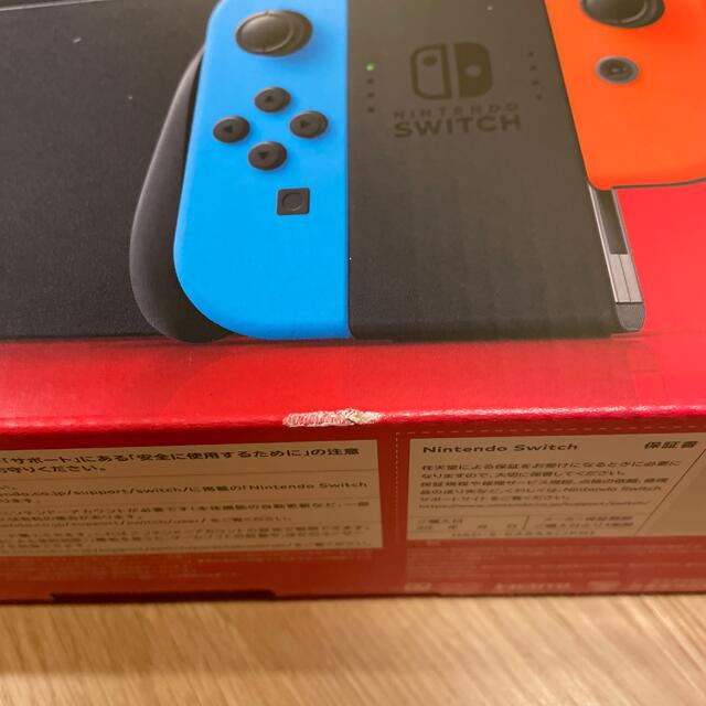 ニンテンドースイッチ　新型　ネオン　傷などあり