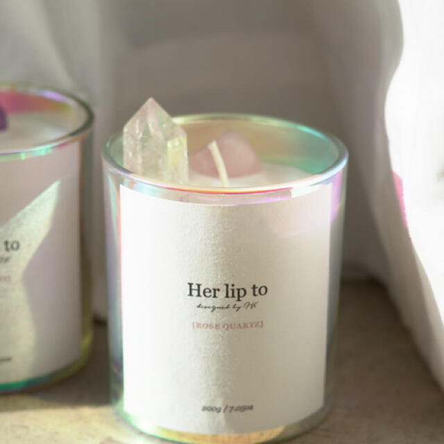 herlipto SELF LOVE CRYSTAL CANDLE コスメ/美容のリラクゼーション(キャンドル)の商品写真