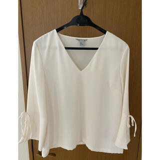 エイチアンドエイチ(H&H)のＨ&Mの白いシャツ(シャツ/ブラウス(長袖/七分))