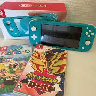 ニンテンドースイッチ(Nintendo Switch)のSwitchライト本体＋ソフトセット(家庭用ゲーム機本体)