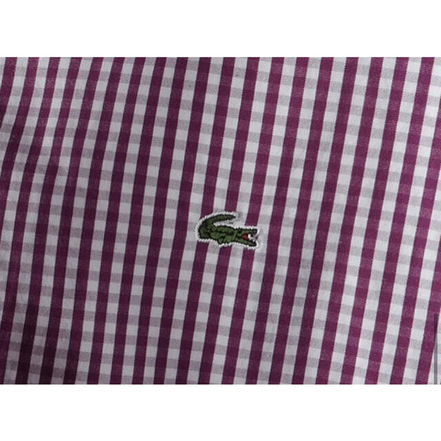 LACOSTE(ラコステ)のnekorin様専用　LACOSTE ラコステ メンズ チェック シャツ 長袖  メンズのトップス(シャツ)の商品写真