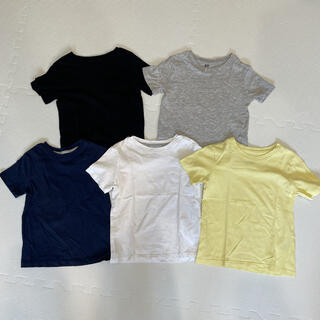エイチアンドエム(H&M)の【H&M】オーガニックコットン 半袖Tシャツ 98cm 5枚セット(Tシャツ/カットソー)