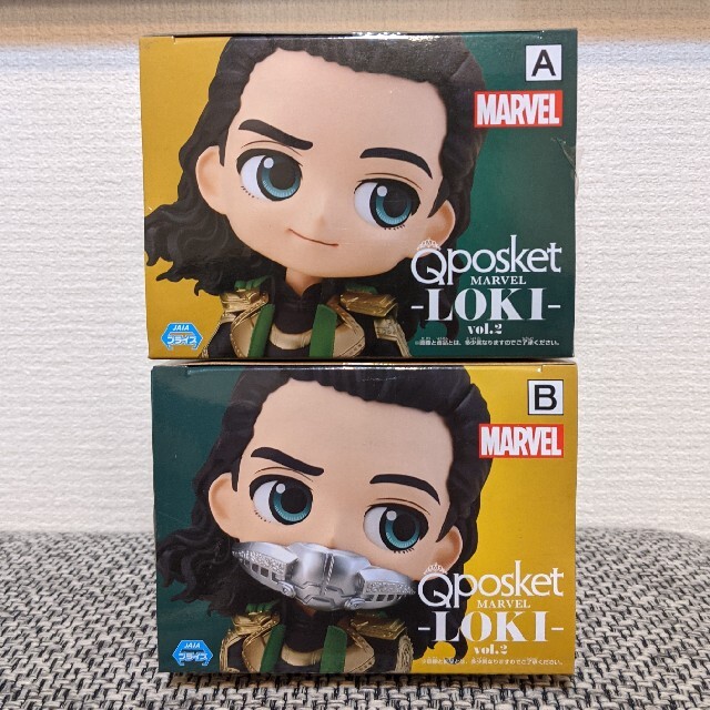 BANPRESTO(バンプレスト)のロキ　Qposket　フィギュア セット　MARVEL　アベンジャーズ　マーベル エンタメ/ホビーのフィギュア(アメコミ)の商品写真