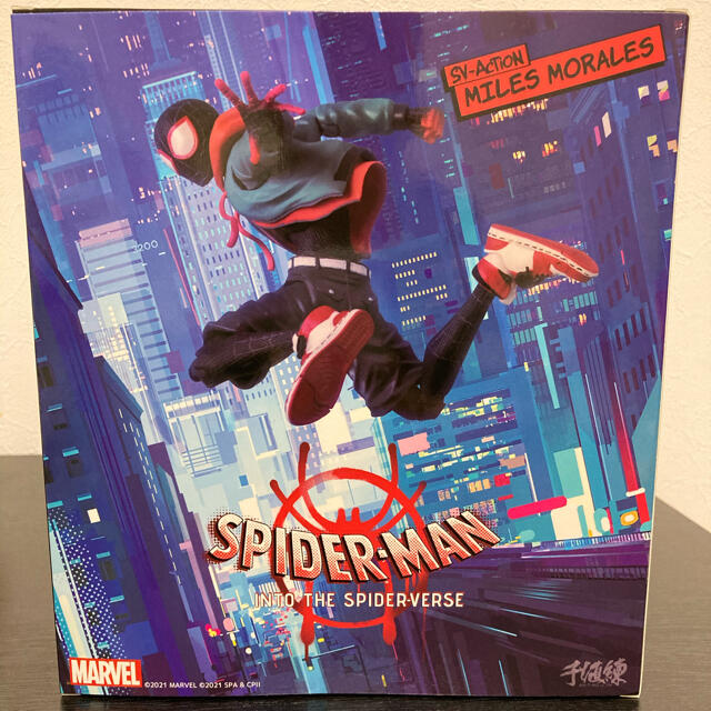 千値練　スパイダーマン　マイルス・モラレス　クリア版　スパイダーバース新品未開封