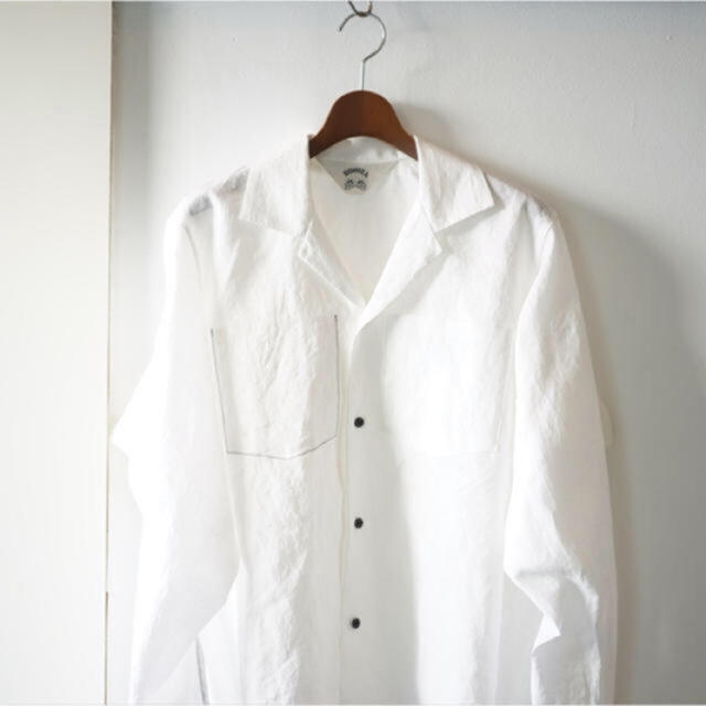 SUNSEA LINEN GIGOLO SHIRT