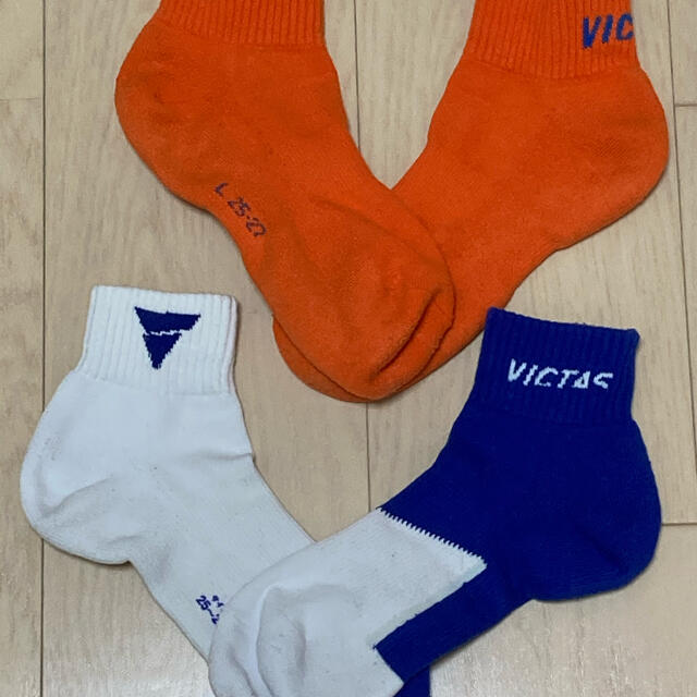 VICTAS ソックス　Lサイズ　2足セット スポーツ/アウトドアのスポーツ/アウトドア その他(卓球)の商品写真