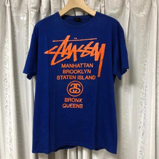 ステューシー(STUSSY)のSTUSSY NY限定 T-shirt L-size （USED）(Tシャツ/カットソー(半袖/袖なし))