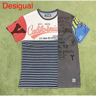 デシグアル(DESIGUAL)の【人気】Desigual　デジグアル　個性派Tシャツ　古着　ヴィンテージ(Tシャツ/カットソー(半袖/袖なし))