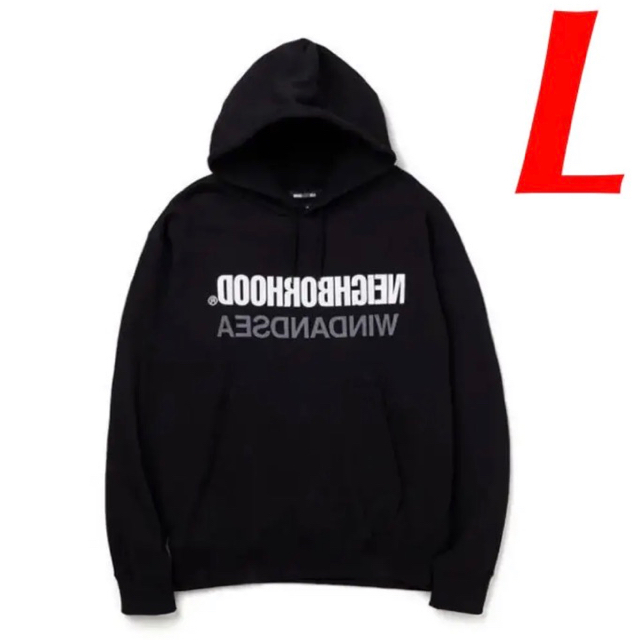 wind and sea neighborhood パーカー 黒L hooded