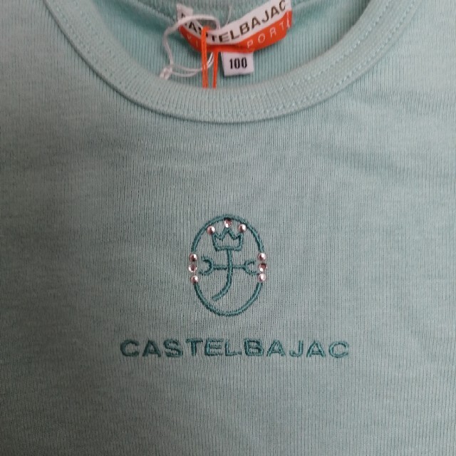 CASTELBAJAC(カステルバジャック)の新品タグつきCASTELBAJAC　　半袖Tシャツ　90.100 キッズ/ベビー/マタニティのキッズ服女の子用(90cm~)(Tシャツ/カットソー)の商品写真