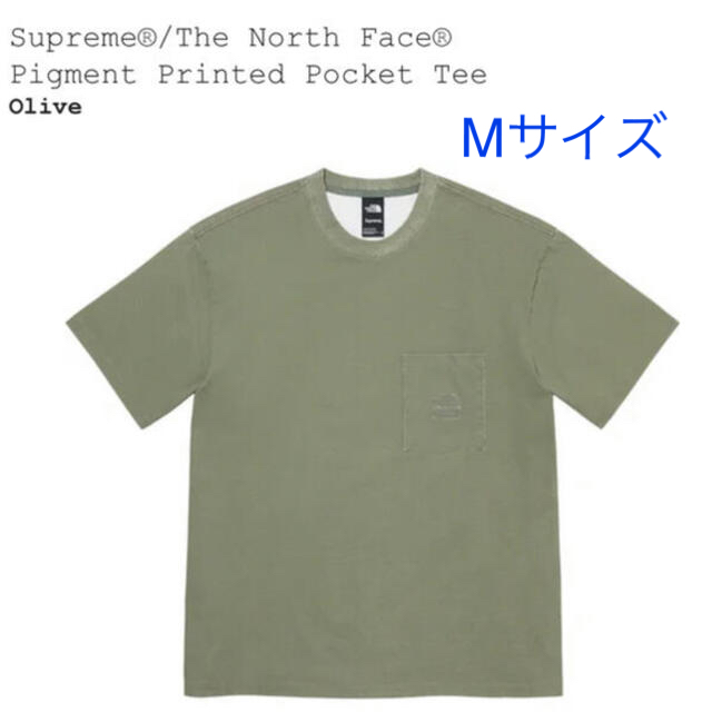 Supreme(シュプリーム)のSupreme x The North Face Pocket Tee  M メンズのトップス(Tシャツ/カットソー(半袖/袖なし))の商品写真