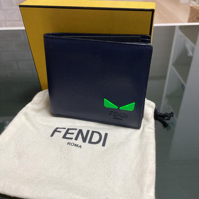 FENDI モンスター　二つ折り財布　ウォレット