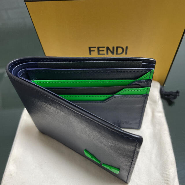 FENDI モンスター　二つ折り財布　ウォレット 2