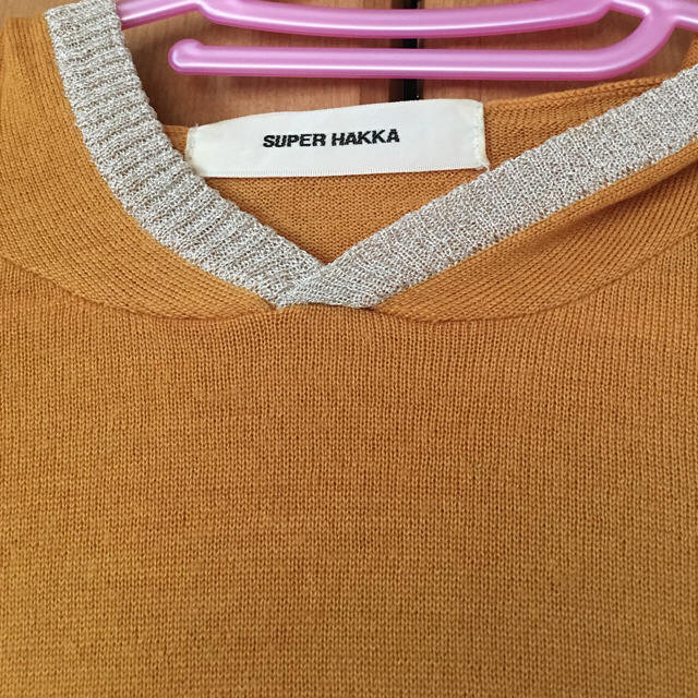SUPER HAKKA(スーパーハッカ)のSUPER HAKKA フード付きニット レディースのトップス(ニット/セーター)の商品写真