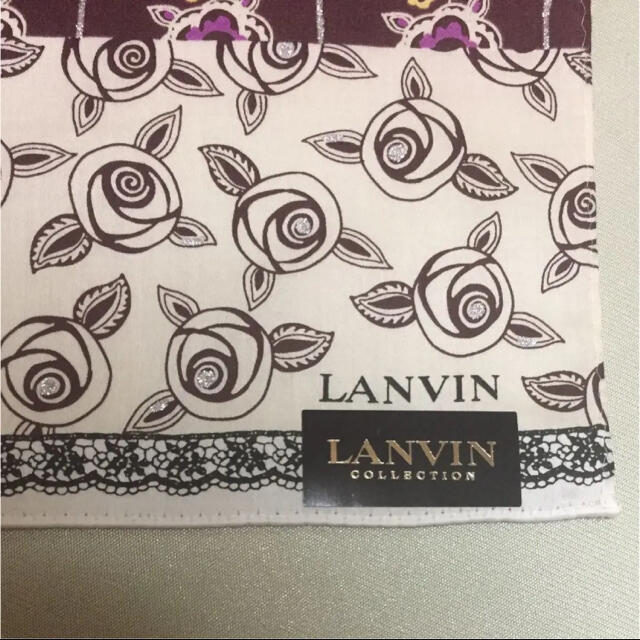 LANVIN(ランバン)のランバン　大判ハンカチ レディースのファッション小物(ハンカチ)の商品写真