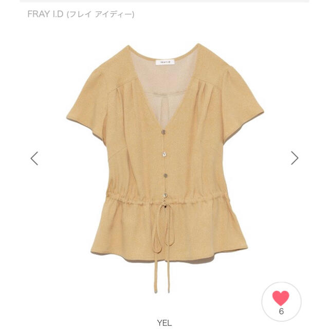 送料無料 通販 ファッション I.D FRAY - SHOP by ジャガードドットブラウスの通販 FRAYi.d シャツ+ブラウス(半袖+袖なし)