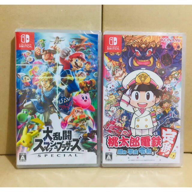 2台 ○スマッシュブラザーズ ○桃太郎電鉄 - 家庭用ゲームソフト 2台 ●スマッシュブラザーズ ●桃太郎電鉄