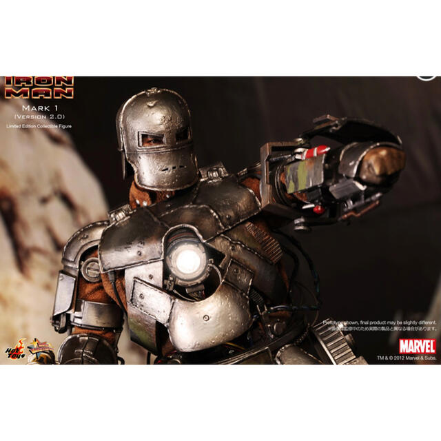 MARVEL(マーベル)の★希少 未展示★ ホットトイズ  アイアンマン マーク1 2.0 hottoys エンタメ/ホビーのフィギュア(アメコミ)の商品写真