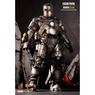 MARVEL - 希少 未展示 ホットトイズ アイアンマン マーク1 2.0