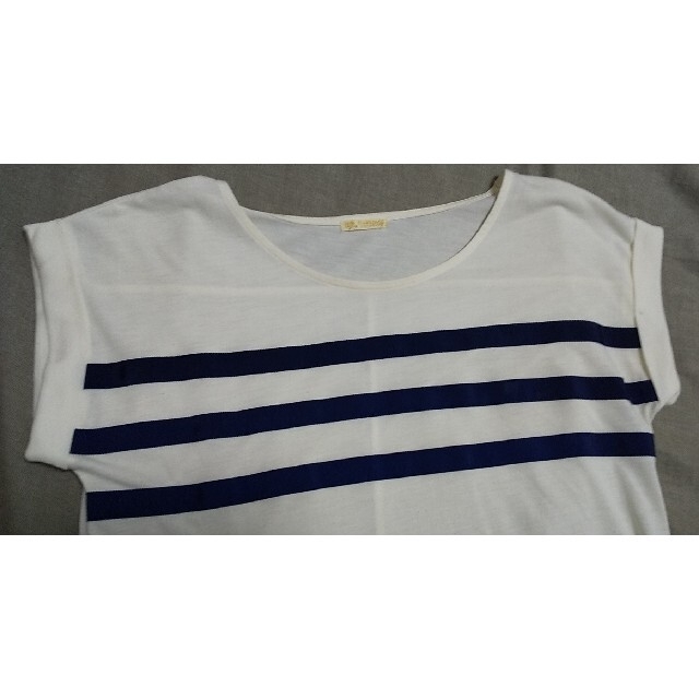 BEAMS(ビームス)の【BEAMS】 ボーダーシャツ ノースリーブ レディースのトップス(Tシャツ(半袖/袖なし))の商品写真