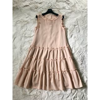 フォクシー(FOXEY)のサマーSALE❣️FOXEYデイジーリン さらさらミルフィーユ2 in 1 (ひざ丈ワンピース)