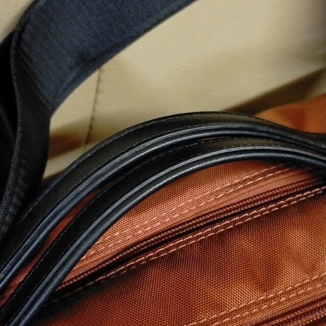 ★良品★Longchamp ロンシャン ビジネスバッグ 　オレンジ 8