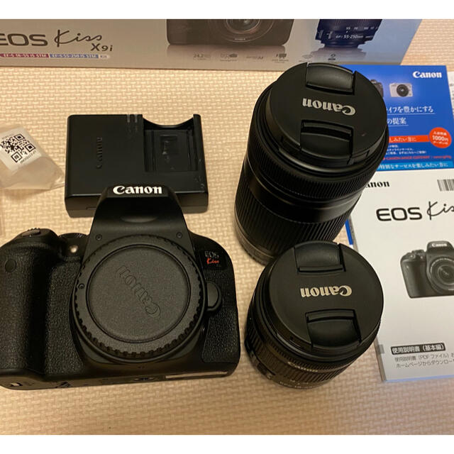 正規激安 サンフラワーCanon デジタル一眼レフカメラ EOS Kiss X9i ダブルズームキット EOSKISSX9I-WKIT 