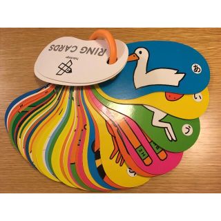 戸田デザイン研究所 リングカード あいうえお(知育玩具)