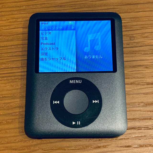 iPod(アイポッド)のipod nano 第三世代　A1236 8GB ブラック スマホ/家電/カメラのオーディオ機器(ポータブルプレーヤー)の商品写真