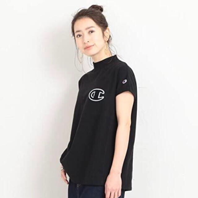 BEAUTY&YOUTH UNITED ARROWS(ビューティアンドユースユナイテッドアローズ)のBEAUTY&YOUTH 別注 Champion ハイネックショートスリーブ レディースのトップス(カットソー(半袖/袖なし))の商品写真